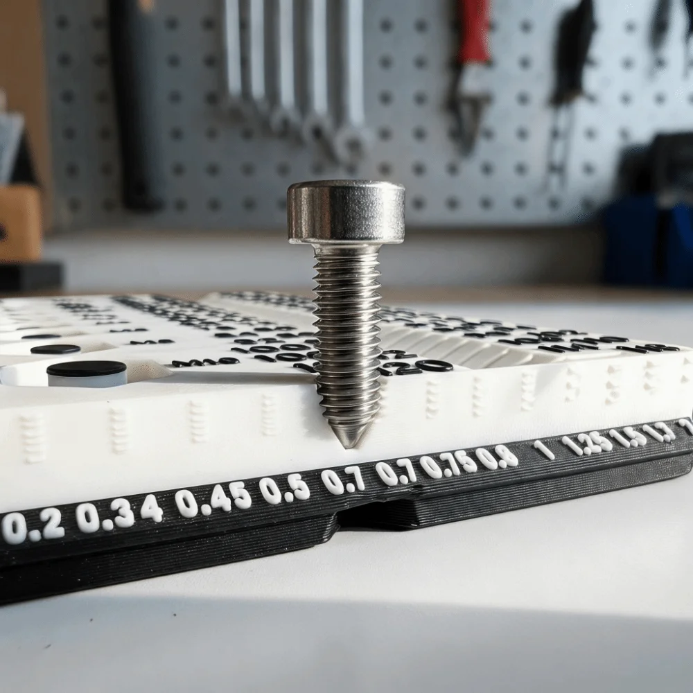 Portable Screw Measuring Tool Easy Use Precision Wire Gauge Multifunctional M1-M10 Specifications Size Gauge Hardware Use