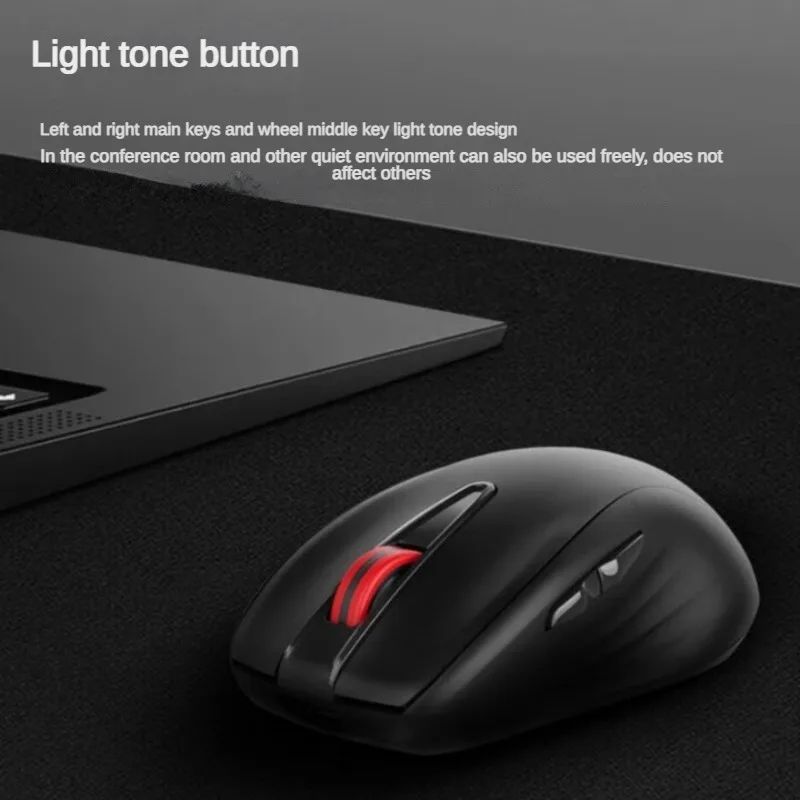 Lenovo ThinkPlus ماوس لاسلكي WL200Pro 2.4G اتصال لاسلكي كمبيوتر مكتبي مكتب ماوس هادئ إصدار قابل لإعادة الشحن