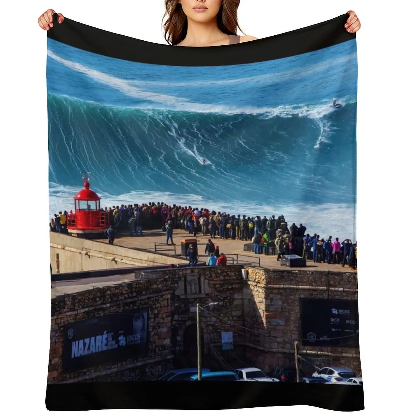 

Challange Town - Nazarè #2 Throw Blanket Beautifuls Decorative Sofa Hair Blankets