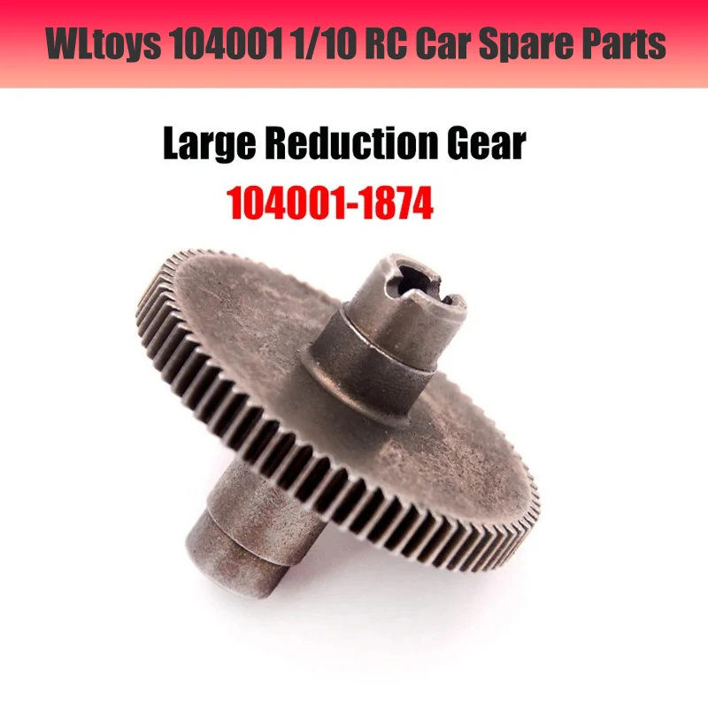 WLtoys 104001 1/10 RC Car Spare Parts Set Swing Arm Axis Motor Heat Sink Steering Rod Reduction Gear Seat Flange Shaft Sleeve