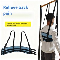 Lumbar Traction Belt Sling Spinal Decompression Harness Back Pain Relief Stretcher Thickened Suspension Waist Stretch Straps