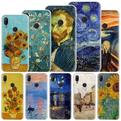 Van Gogh oil Art Painting Soft Case For Xiaomi Mi 11 Lite 11i 12X 11T 10T 9T Pro Phone Cover 12 10 9 8 5X 6X Ultra Housing Coque