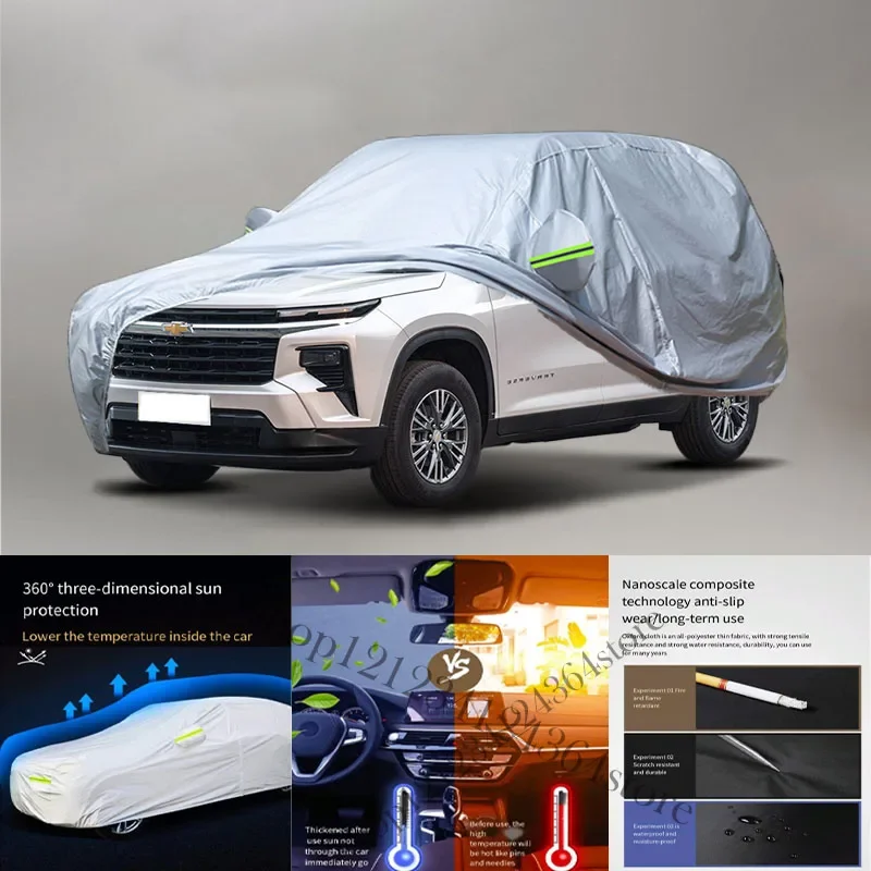 

For Chevrolet Traverse fit Outdoor Protection Full Car Covers Snow Cover Sunshade Waterproof Dustproof Exterior Car cover