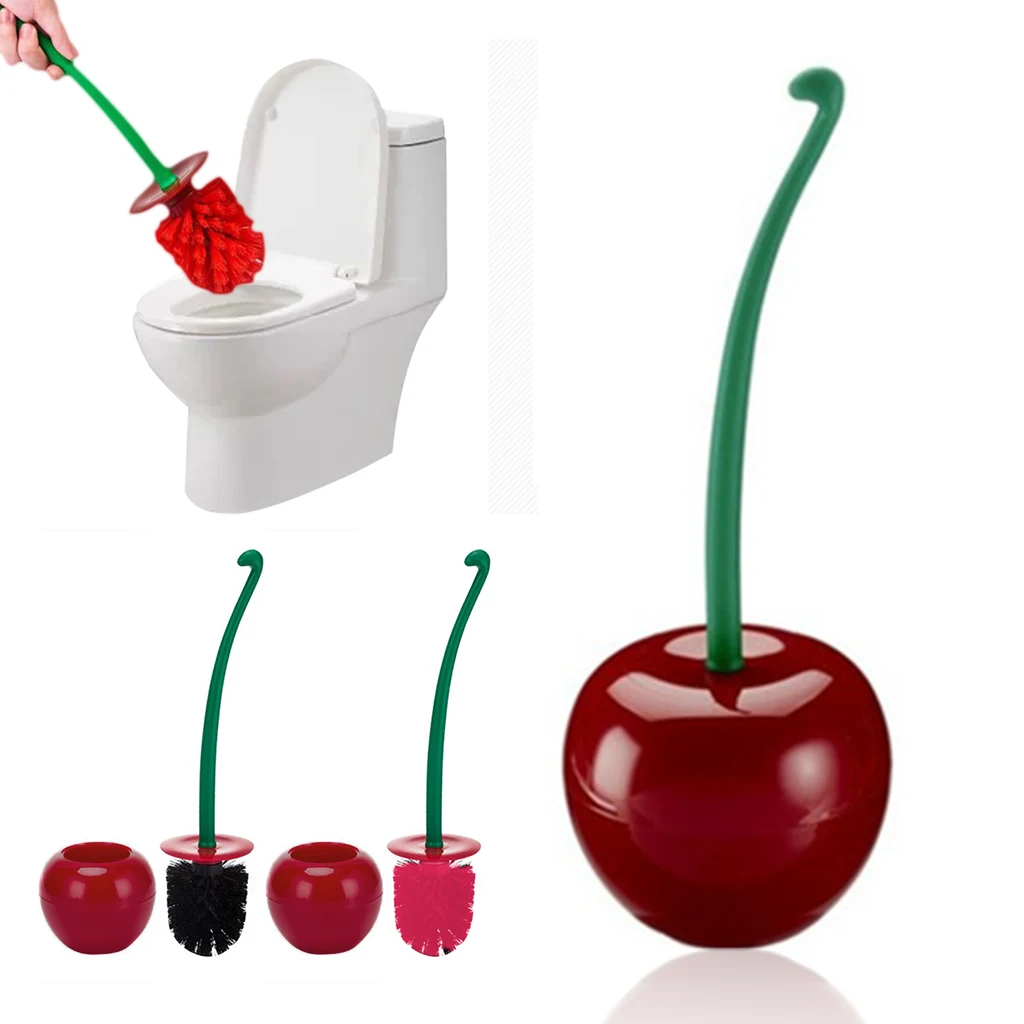 

Cherry Toilet Brush Floor-Standing Wall-Mounted Base Cleaning Brush For Toilet WC Bathroom Accessories Set Household OK 1202