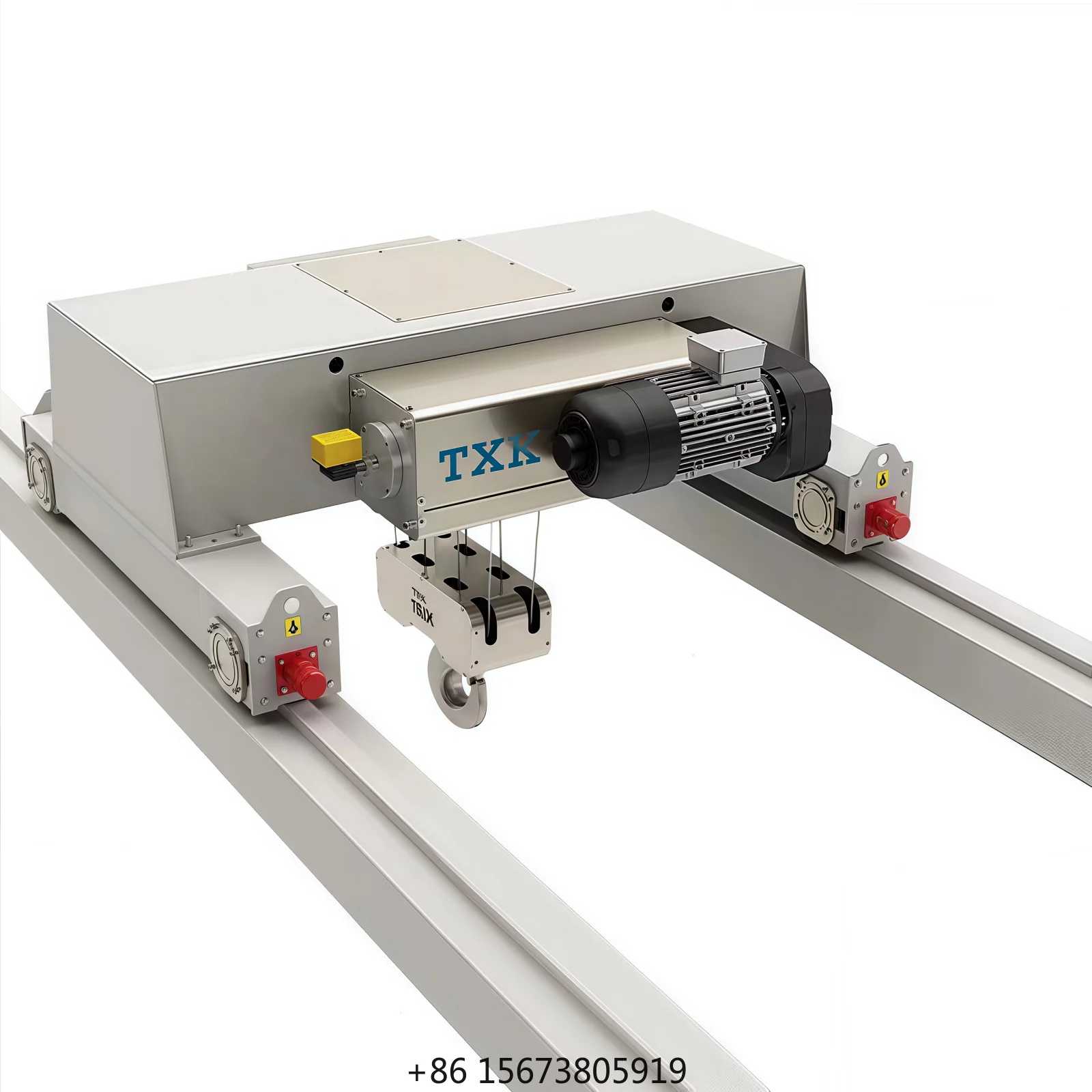 TXK Factory CE Certification Es Type Wire Rope Hoist .12.5ton Double Girder Crne Hoist Polipasto De Cable.Low Headroom M7 Level