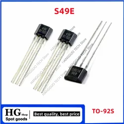 100PCS/Lot S49E For Hall Sensor S49E 49E TO-92S SS49E Linear Hall switch element electric vehicle accelerator chip