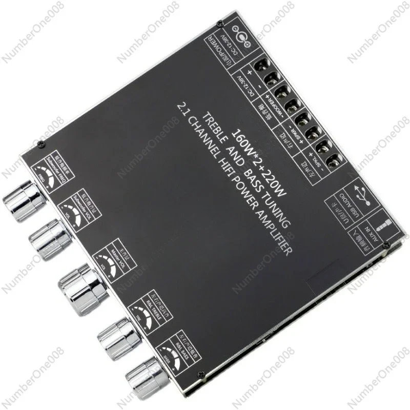 

2.1-канальный модуль усилителя мощности TDA7498 Bluetooth с высоким басом и сабвуфером, 160 Вт * 2 + 220 Вт, ультра TPA3116