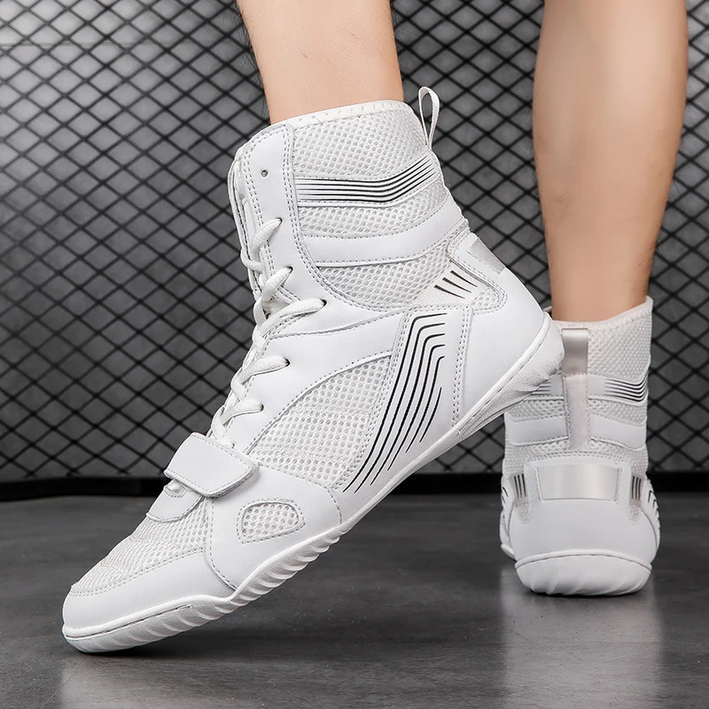 Profession elle Unisex High Top Wrestling Schuhe für Männer und Frauen Fitness, Boxen, Kampf training, Boxen und Kampfs tiefel