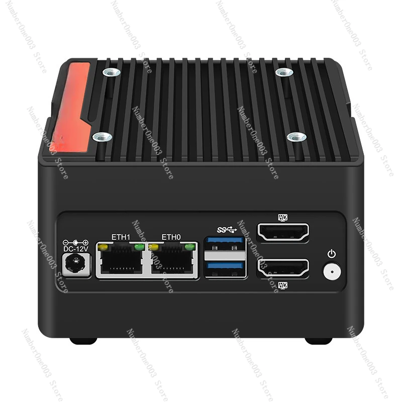 x86-P5 Pocket NAS N100/N200/i3N305 Mini Host Dual Ethernet Port Router Low Power Storage