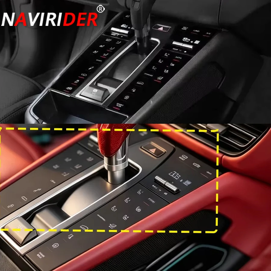 Touch Control Center Console Gear Shift Panel Radio AC Front Panel Board Accessories For Porsche Macan 2014-2021 (95B.1 /95B.2) 