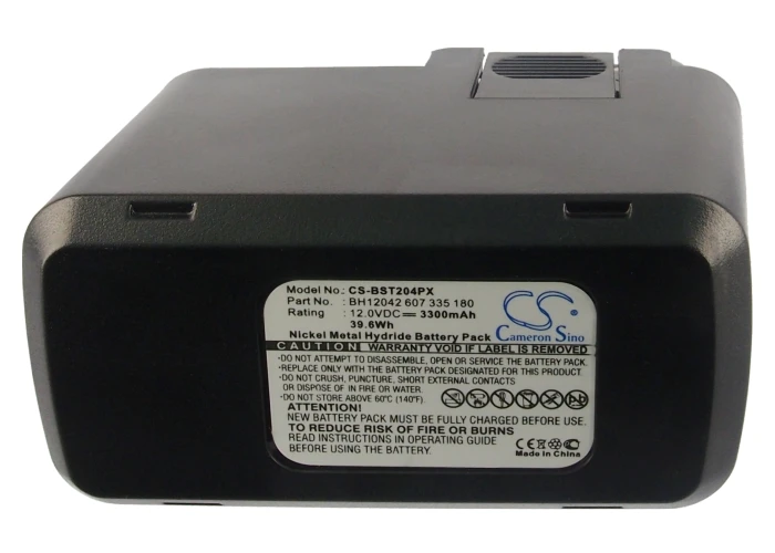 

CS Replacement Battery for Bosch GBM 12VES-2,GSB 12VSP-2,GSB 12 VSP-3,GBM 12VE,GBM 12VES,GBM 12VE PN:BPT1004 3300mAh / 39.6Wh