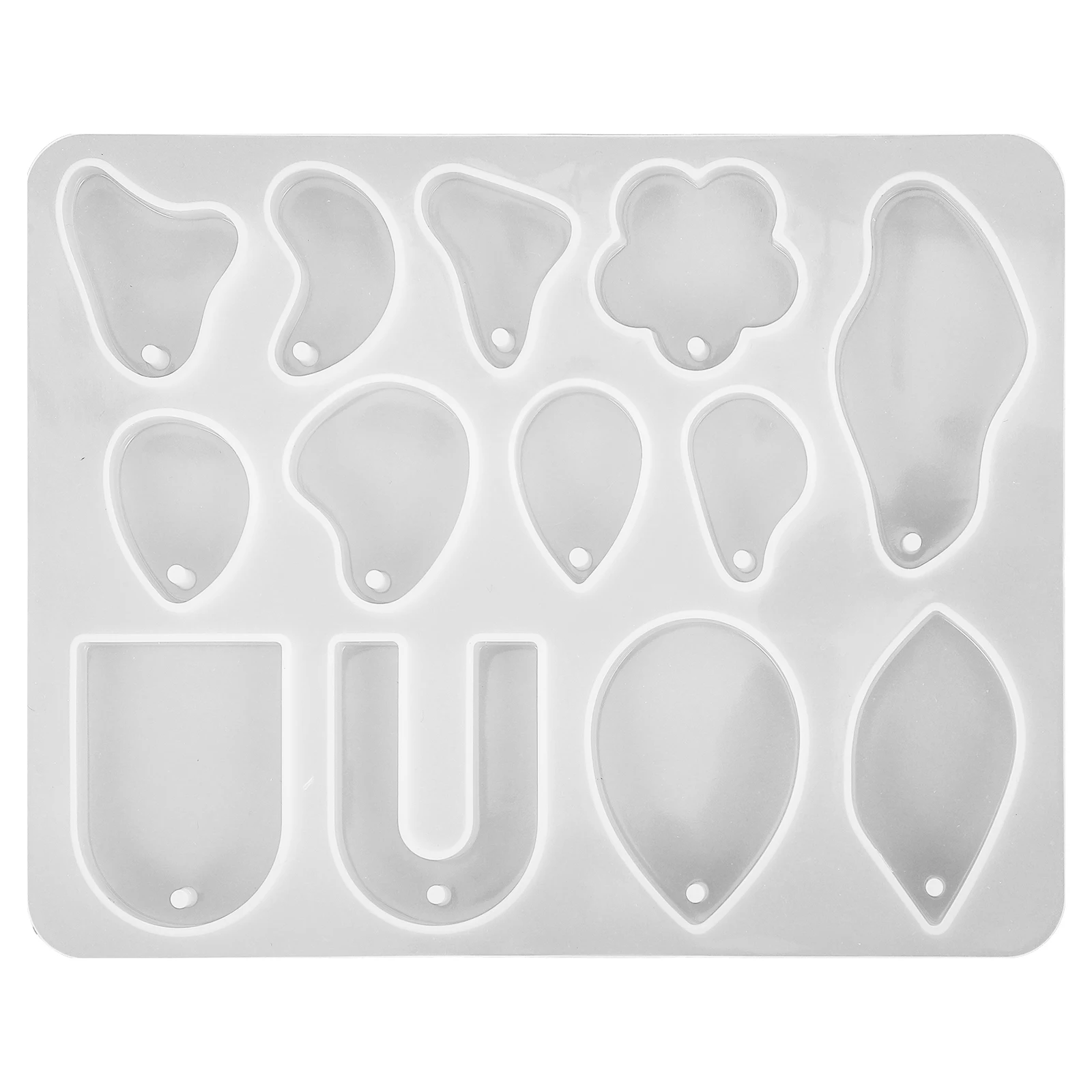 

Pendant Mold Earring Epoxy Resin Jewelry Molds Ornament Silicone Jewellery for Casting