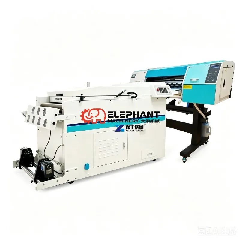 New Model Stable and Fast Popular White Ink 4 I3200 Head Digital Dtf Printer Printing Machine and Shaker 60cm in China