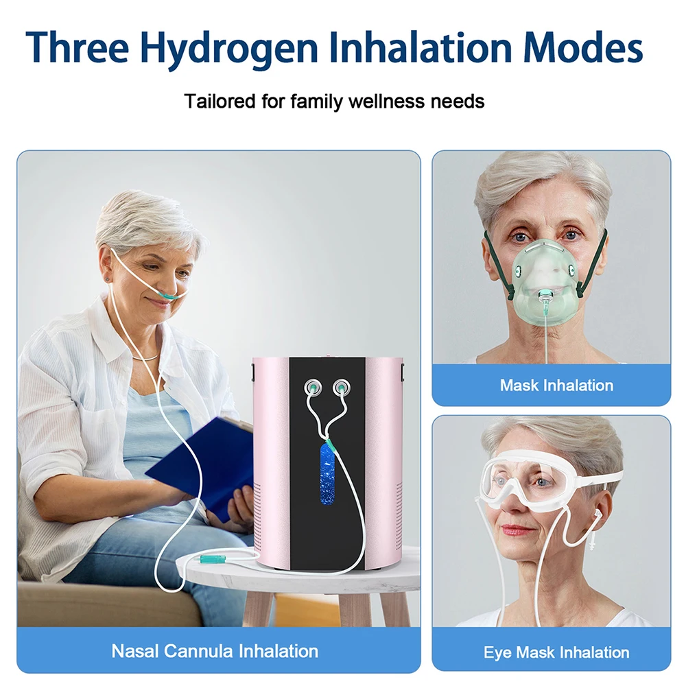 

Suyzeko Hydrogen&Oxygen Inhaler 900ML Molecular Hydrogen Generator Relaxation Therapy Home Use Wellness