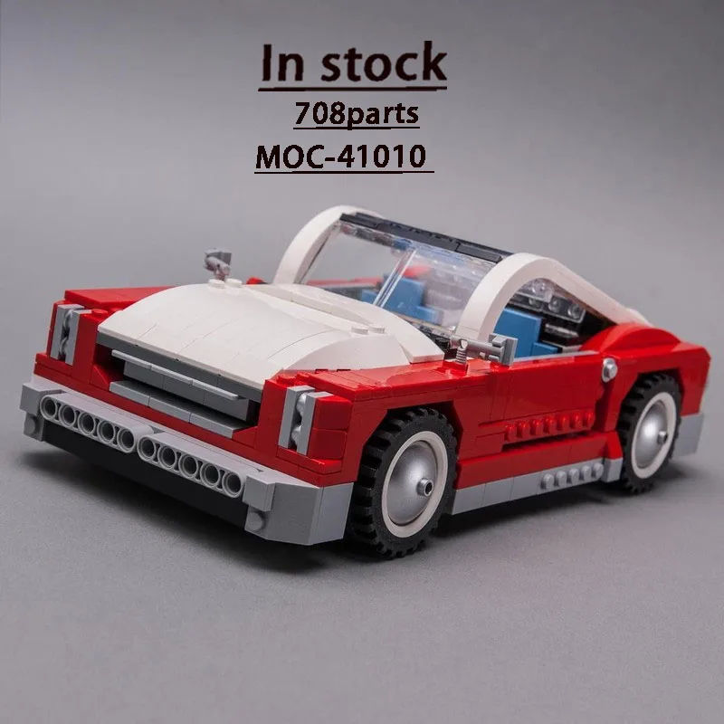 

Конструктор MOC-41010: Новая городская модель спортивного суперкара 1980-х годов, 708 деталей, MOC, подарок на день рождения для мальчиков и детей