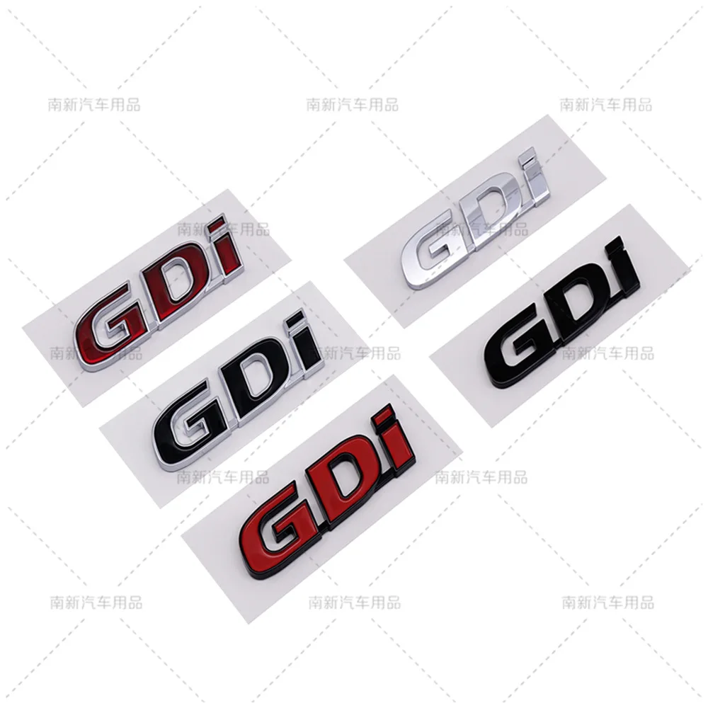 GDi car label is suitable for the Hyundai IX25 all-new Tucson Shengda modified GDI label, trunk ABS car label car sticker emblem