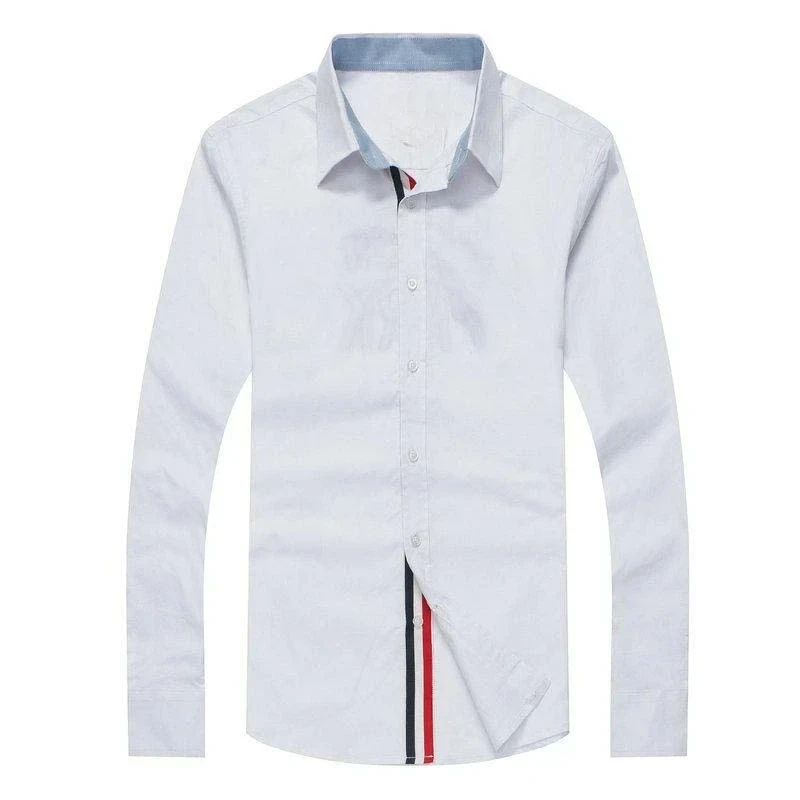 Hot Sale Brand Shirt Business for Men Top Quality Cotton Shirt Male Embroidery Dress Casual Social Shirts M TO XXL