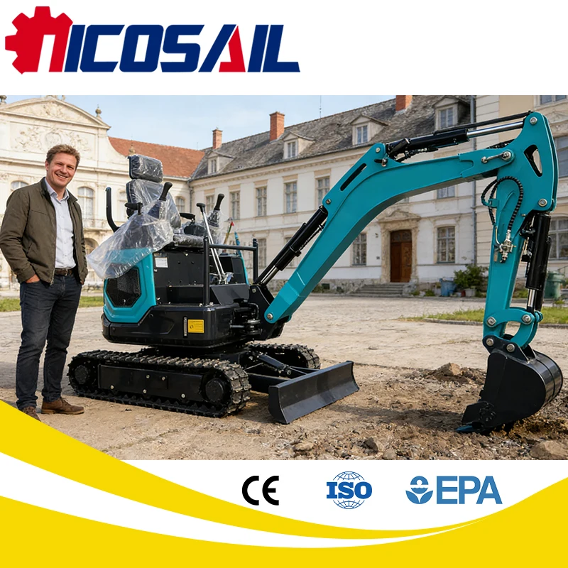 

Custom 1.8Ton Mini Excavator For Small Business Comfortable Operation Mini Digger For Long Hours Working