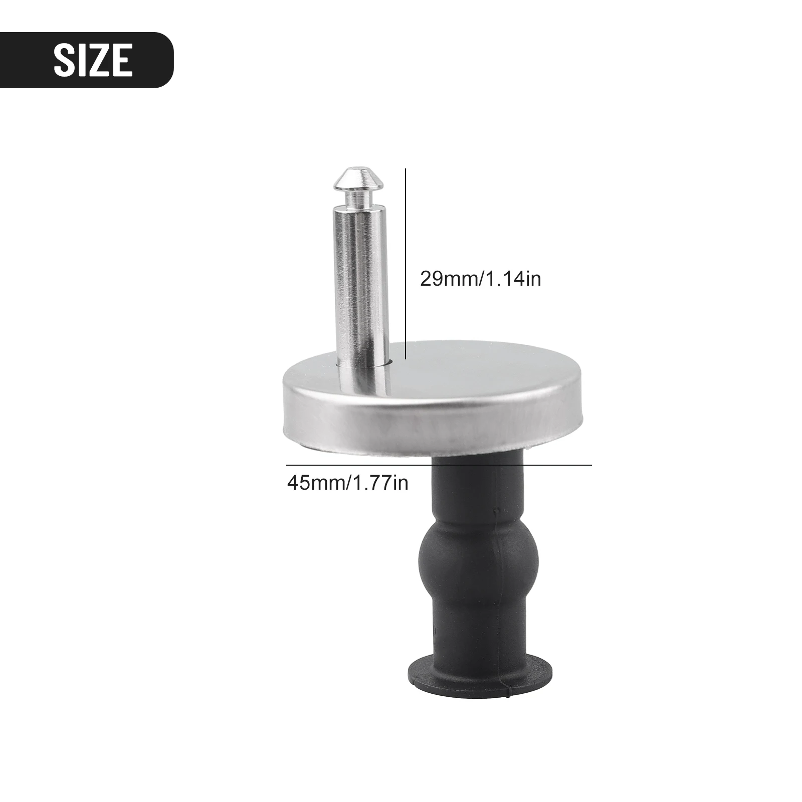 2x Toilet Seat Hinges Top Close Soft Release Quick Fitting Heavy Duty Hinge Pair Hinge Screw Toilet Accessories Hardware