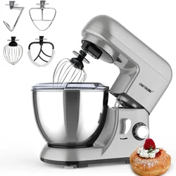 1pc Stand Mixer, 4L Tilt-Head Electric Household Stand Mixer - 1300W 6+P Speed,Food Beater And Butter Beater, EU Plug