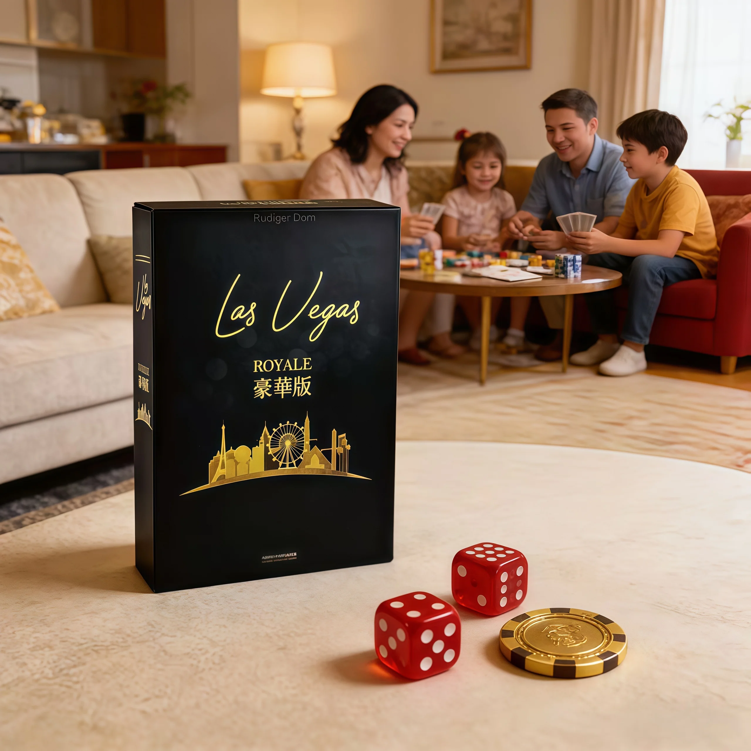 

Настольная игра Royal Edition Las Vegas — подарки на Рождество и день рождения для взрослых, вечеринки в казино и команда, игры для разбивания льда