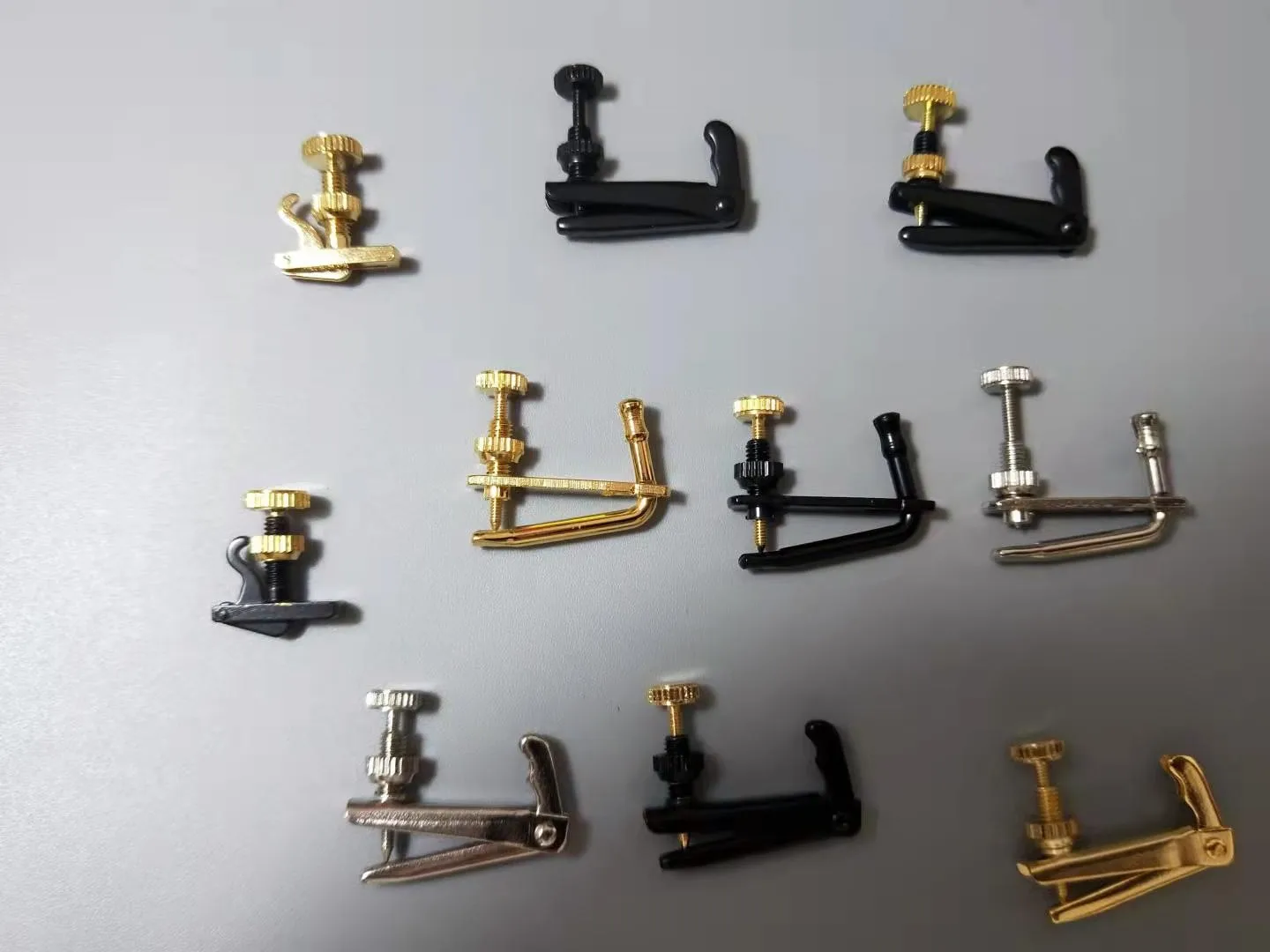 

20 PCs Violin Fine Tuner Quality Violin Accessory Fiddle Parts 3/4 to 4/4 Size in Different Colors