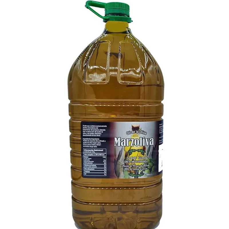 Aceite Marzoliva suave 5 litros de aceite de Orujo de Oliva 8437016014707 Raíz Inicio Aceite 6014707