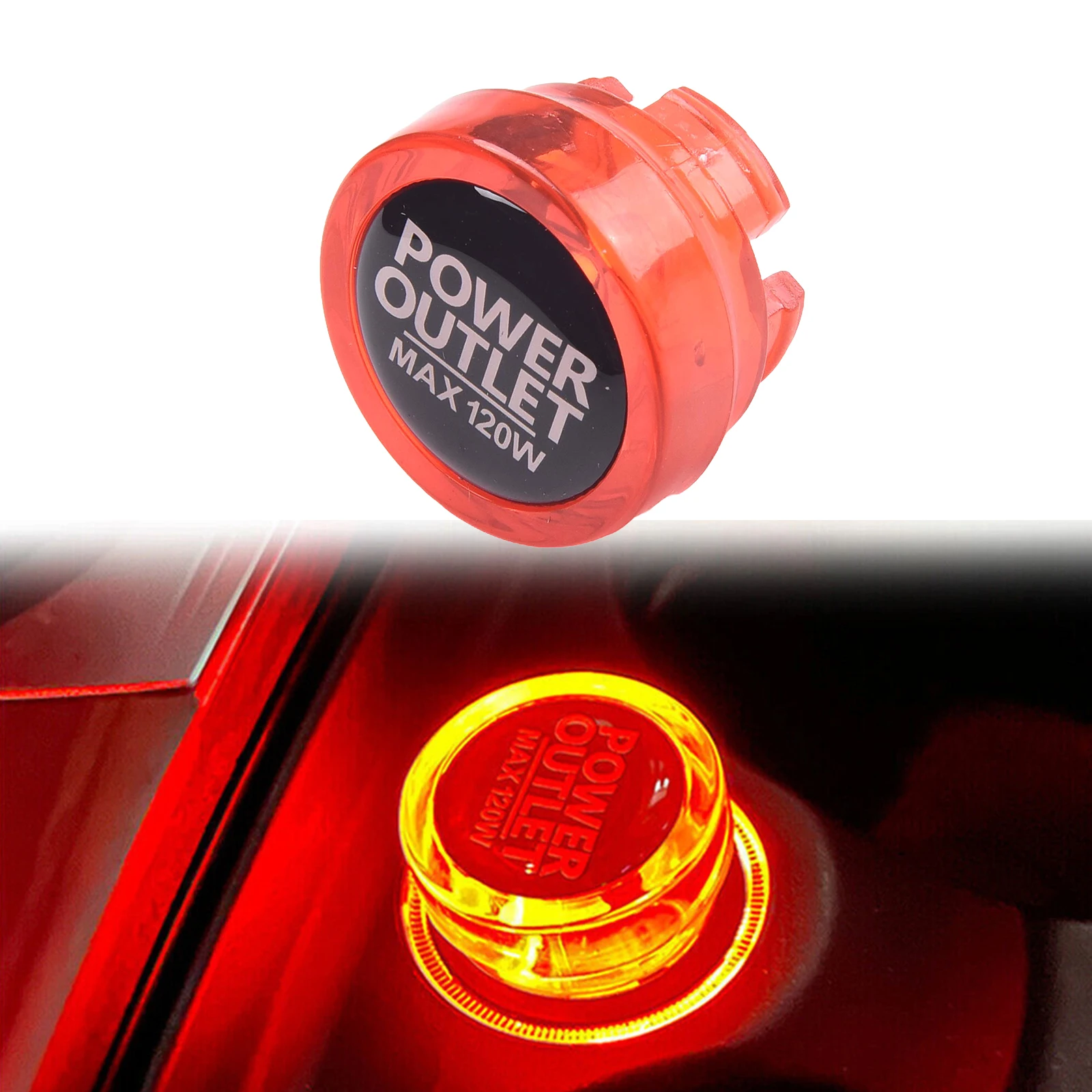 

Protective Cover Power Outlet Anti Dust And Anti Ashanti Miscontact Clean And Fashionable Appearance Vehicle Accessories