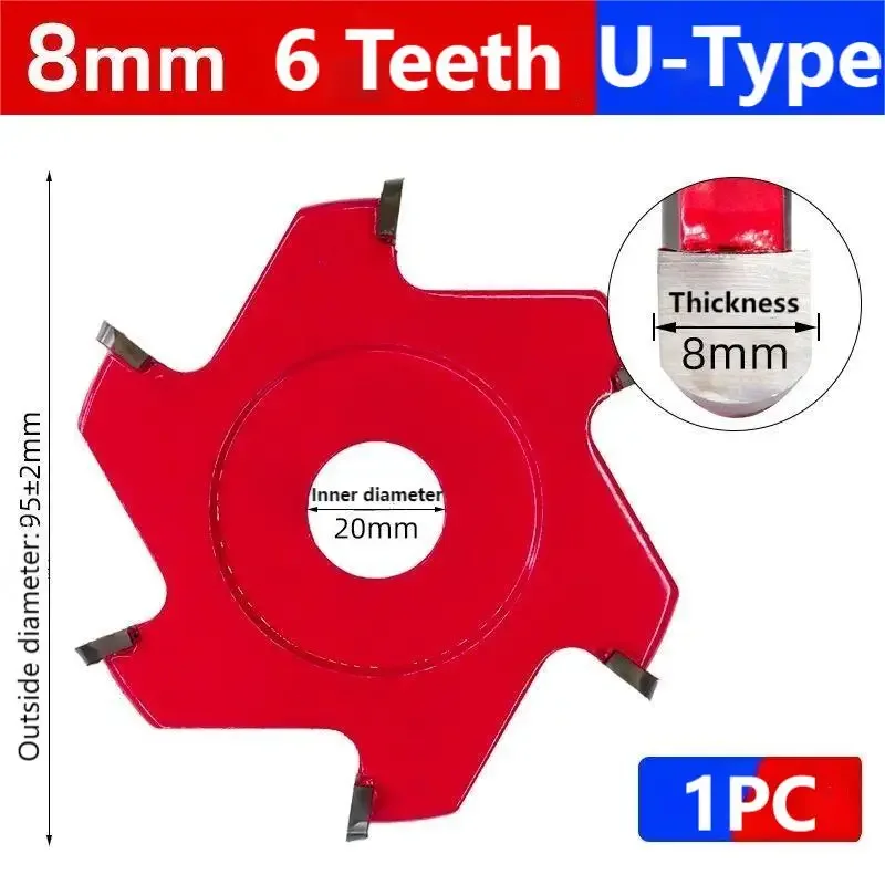 Imagem -04 - Alumínio Plástico Placa Slotting Saw Blade 90 ° Dobrado em Ângulo Direito Fundo Redondo Formando Faca Moinho Cortador Ferramentas para Trabalhar Madeira u v