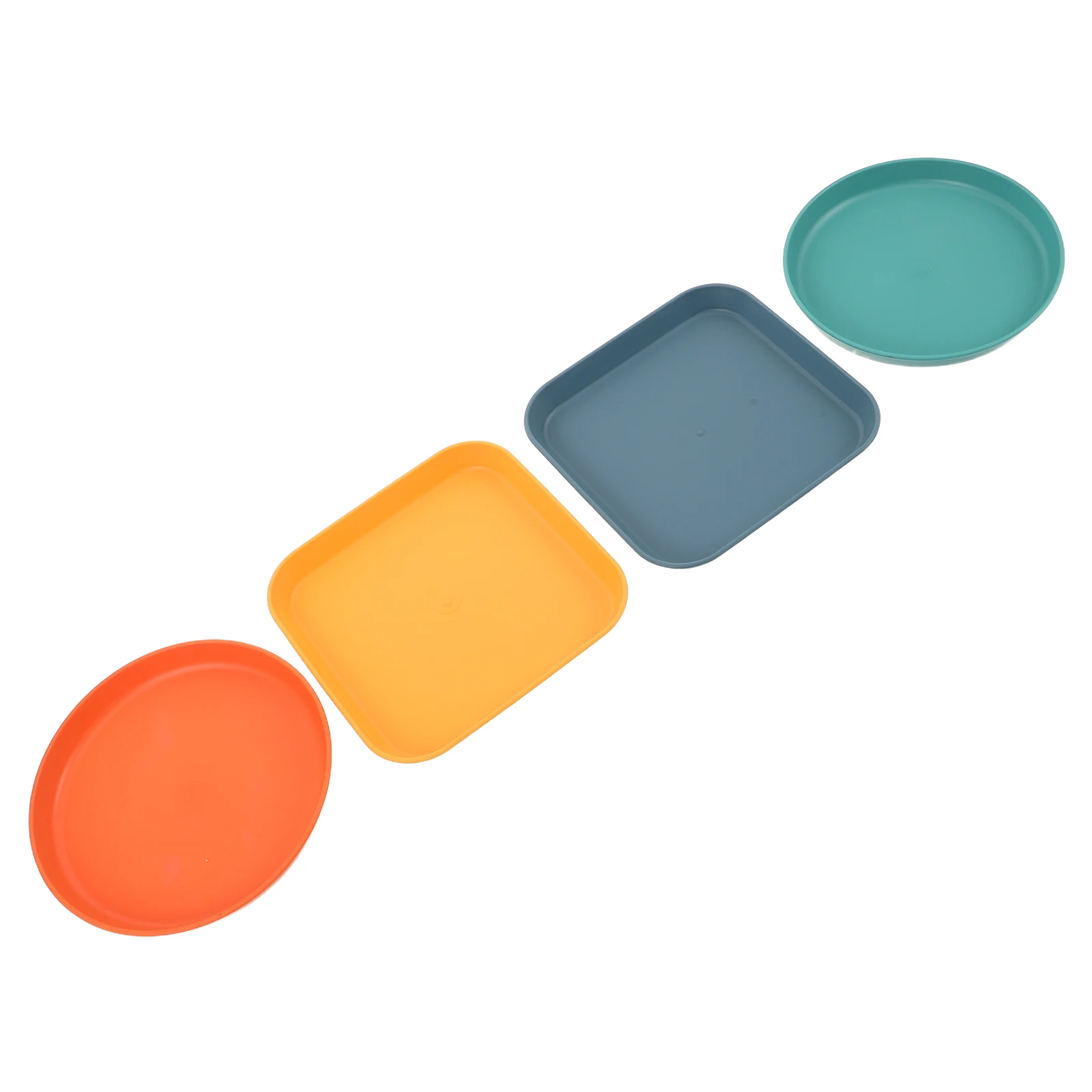 

4 Pcs Pet Multifunctional Food Tray Pets Cat Feeding Bowl Bowls for Indoor Cats Plates Wet Pp Small Dogs Feeder