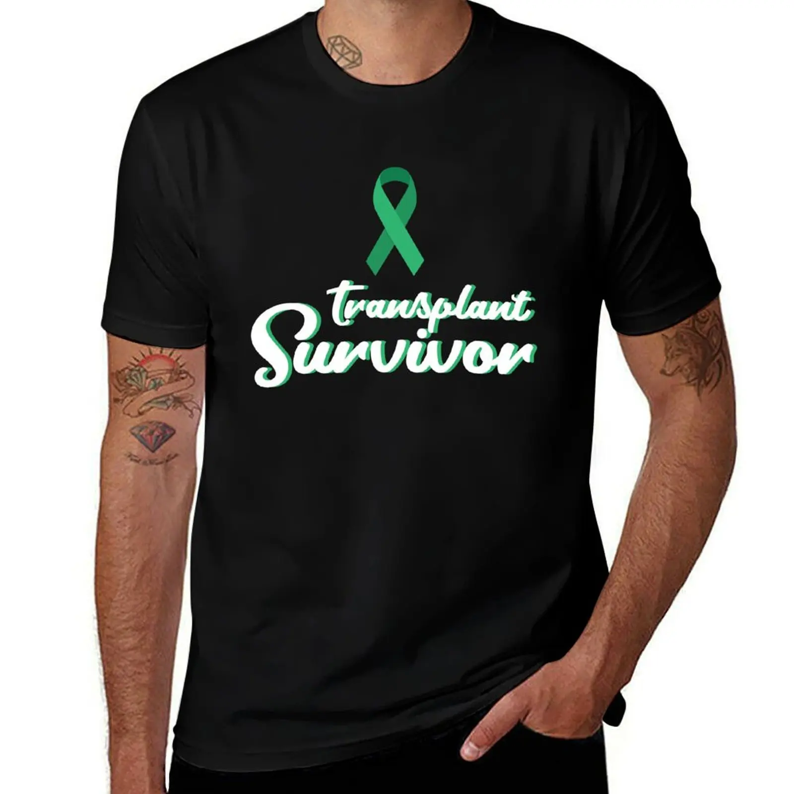 Organ Transplant Survivor T-Shirt Construction Work Tee Shirt T-Shirt