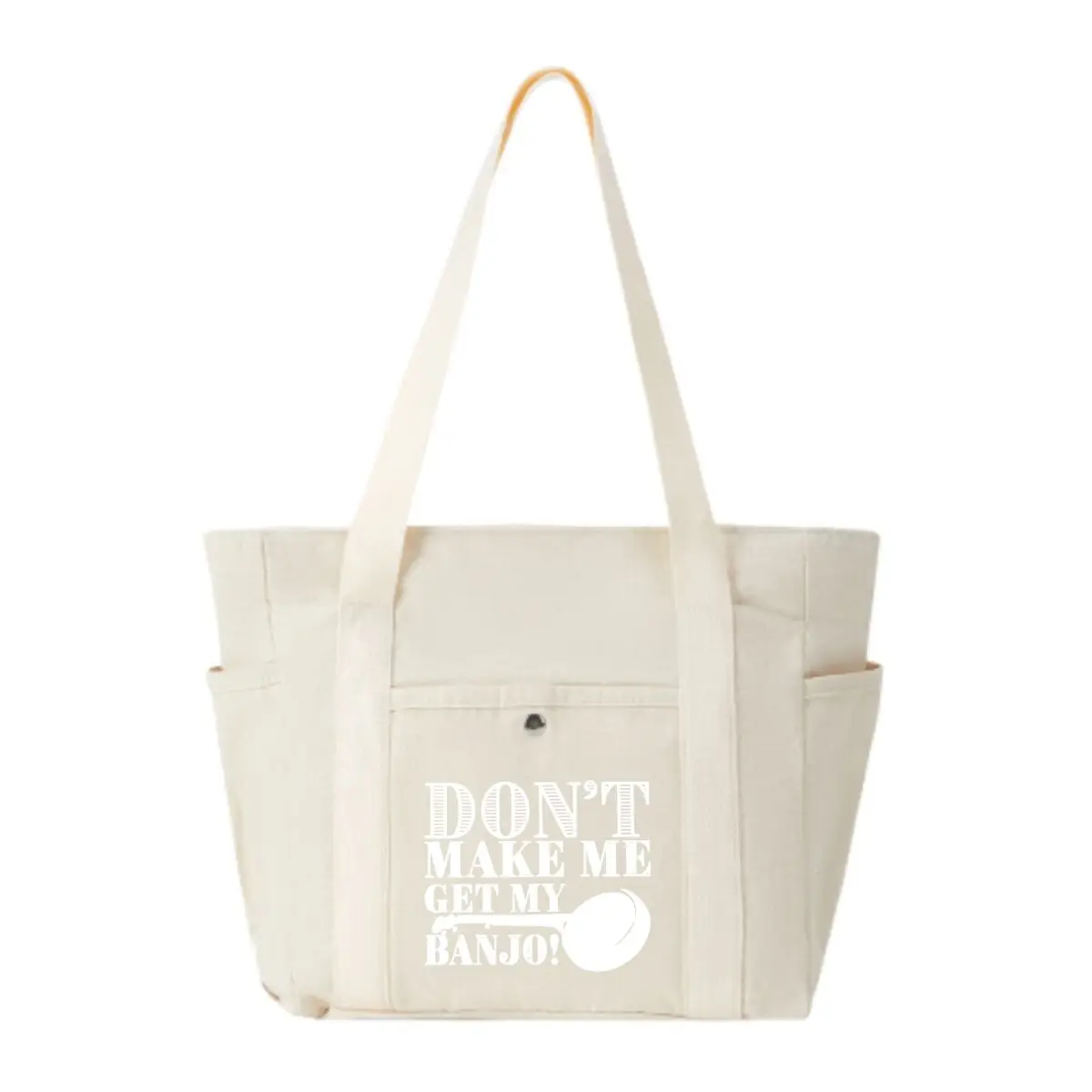 

Banjo Threat Humor Country Music Joke Design Холщовая сумка через плечо с несколькими карманами Всесезонная универсальная повседневная сумка