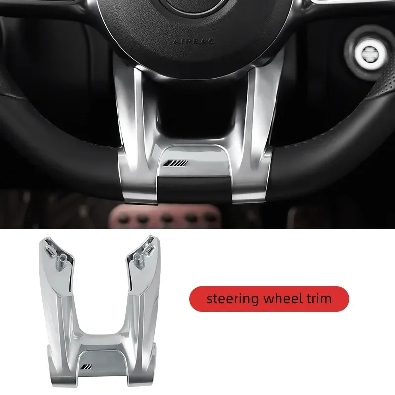 

Подходит для Mercedes-Benz C260L C200L AMG E300L A200 CLA, крышка рулевого колеса с плоским дном, модифицированная декоративная полоса