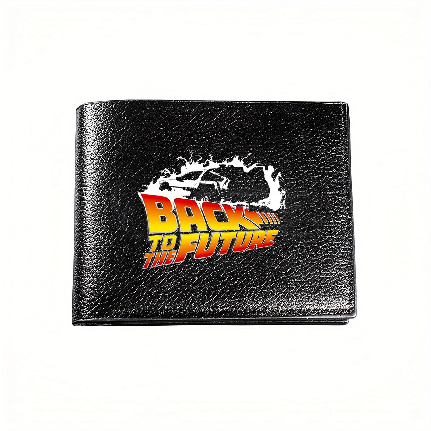 

Back to the Future DeLorean Time Machine Wallet: Business Mens Casual Elegant Simple Practical Quality Wallet Stylish Printing G