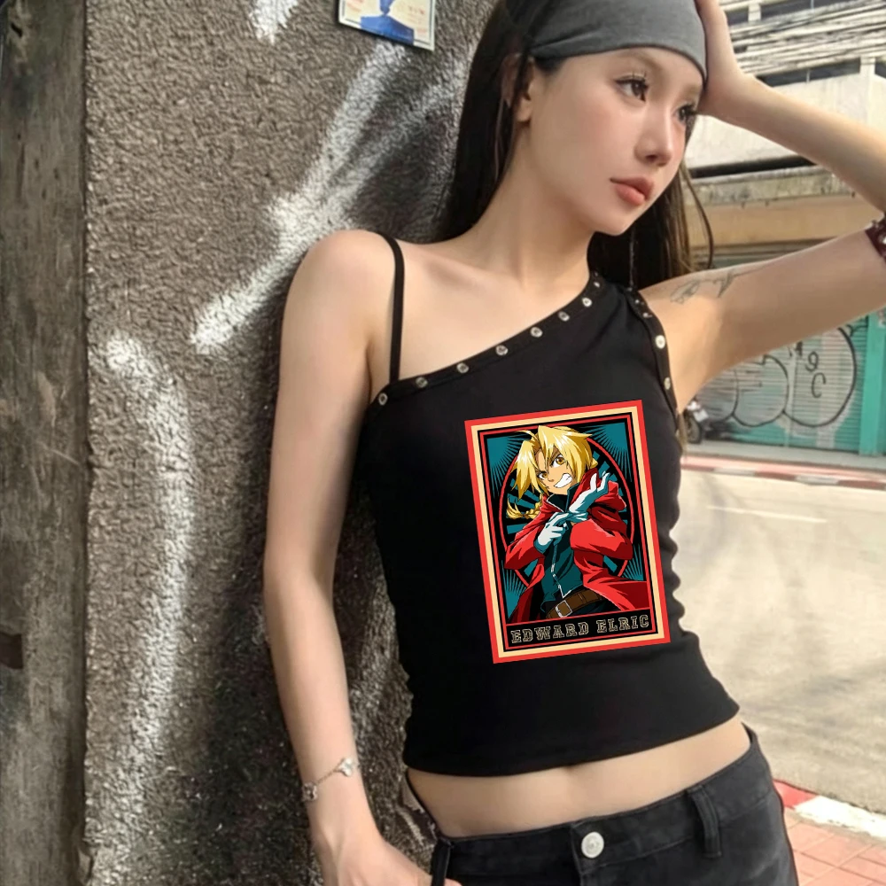 Anime Sleeveless T-Shirt -AliExpress