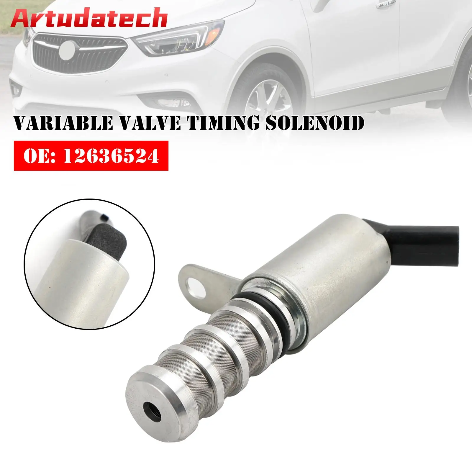 Artudatech Variable Valve Timing VVT Solenoid for Chevrolet Equinox 1.5L 2018-20 12636524