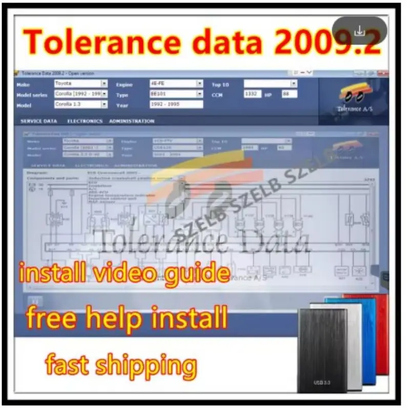 

Great sales success 2025, Auto Repair Tolerance Data 2009.2 software, Tolerance Data 2009.2 auto software + free keygen + unlimi