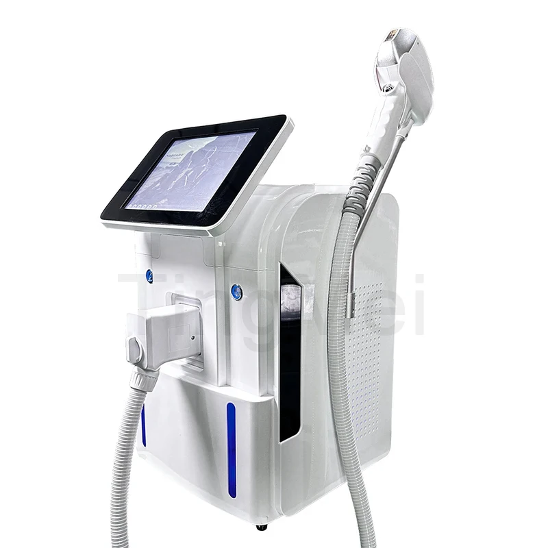 

Painless Multi-Wavelength Diode Laser Hair Removal Device 755/808/1064nm Face & Body Epilation with Cooling Head Beauty Too