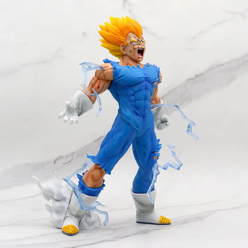 Фигурка Dragon Ball Z Vegeta, 27 см, экшн-модель из ПВХ, коллекция игрушек GK, самодетонационная версия Majin, аниме, подарок ручной работы