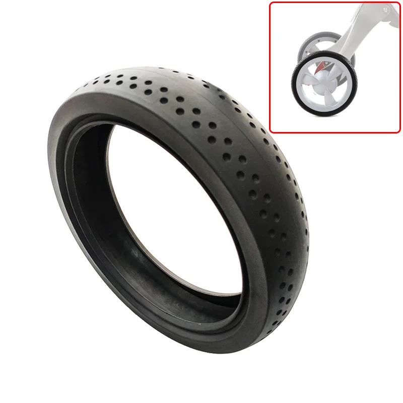 Baby Buggy Tire For Stokke Xplory V3 V4 Pushchair Rear Wheel Dsland V4 V6 Back Wheel Rubber Tyre Cover Pram Replace Accessories