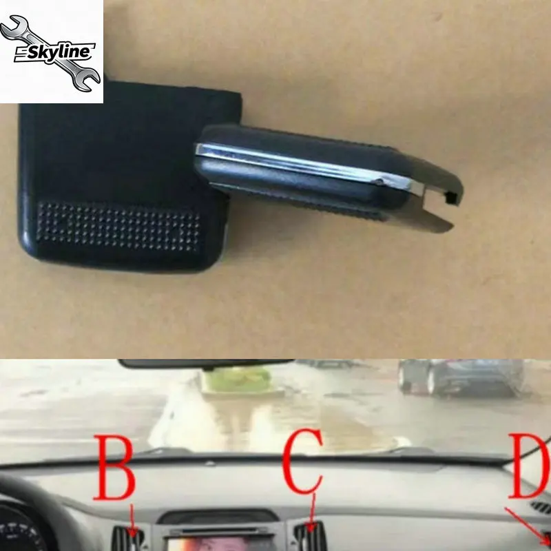 for 2010-2017 R Air conditioner outlet paddle cold and warm air regulator paddle air outlet clip
