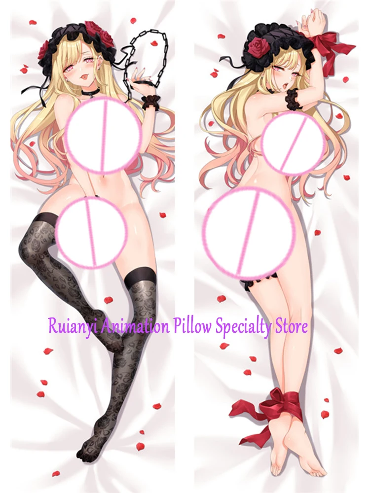 

Dakimakura Anime Marin Kitagawa Double-sided Print Life-size Body Game Pillow Cover Bedding Gifts