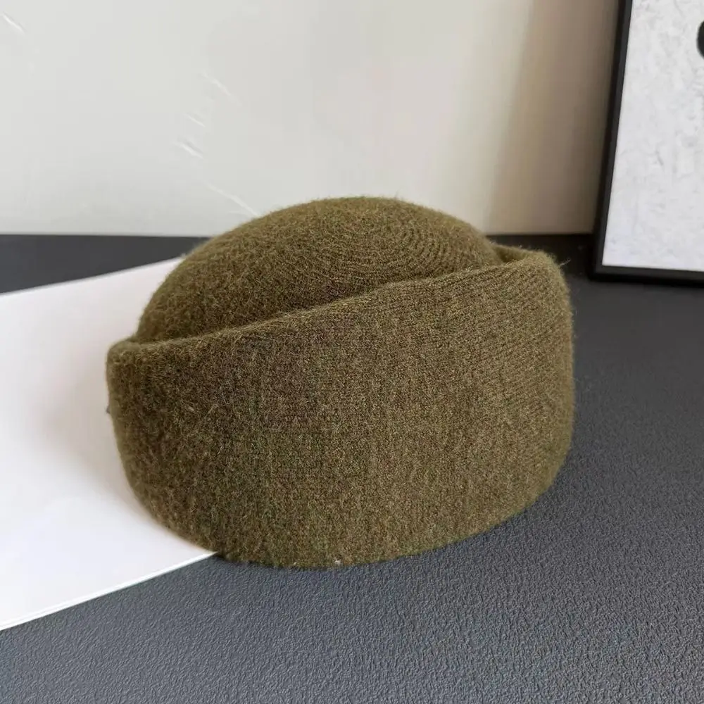 Fashion French Style Pillbox Hat Fedoras Elegant Fedora Hat Versatile Dome Medicine Box Hat Airline Uniform
