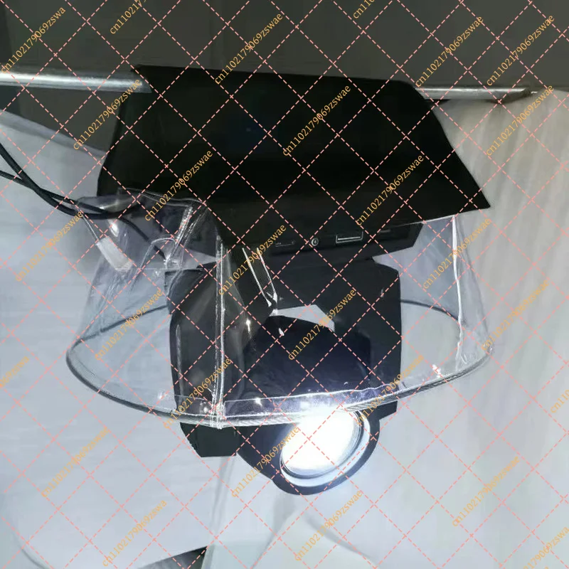Stage Lighting Accessories: Transparent Plastic Rain Cover for 7R Beam Moving Head & Par Lights