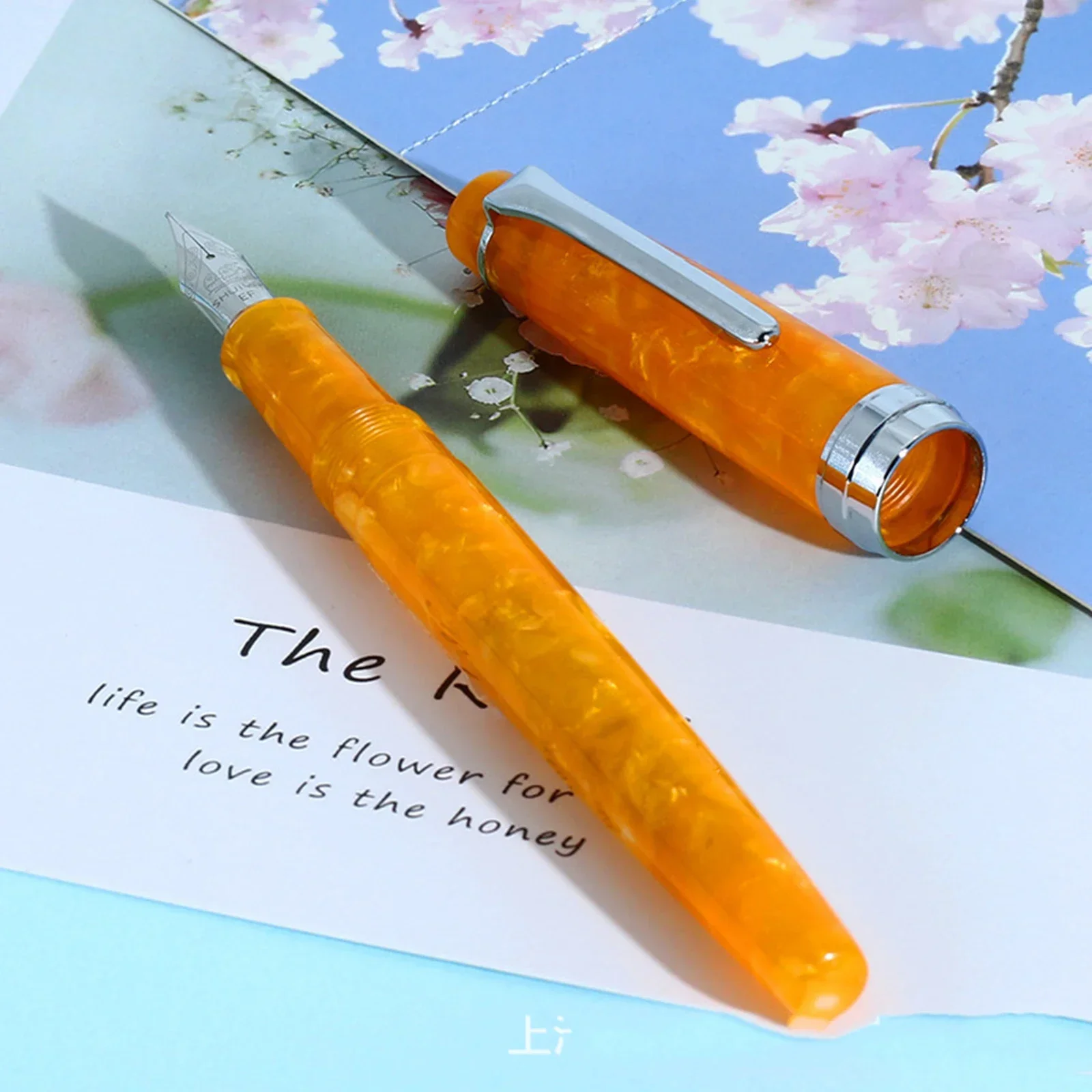 

Beautiful LORELEI 2006 Acrylic Fountain pen 0.5mm F nib writing ink pen for student school office supplies stationery gift pens