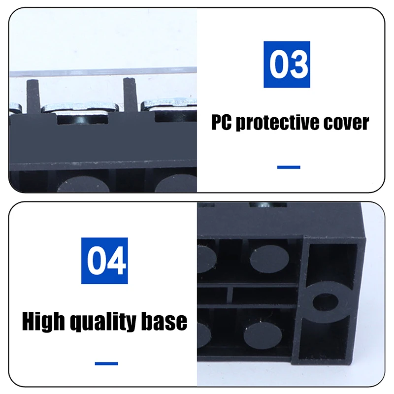 10pcs TB-1510 1512 1506 Terminal Block Terminal Strip 15A 10-position Terminal Block