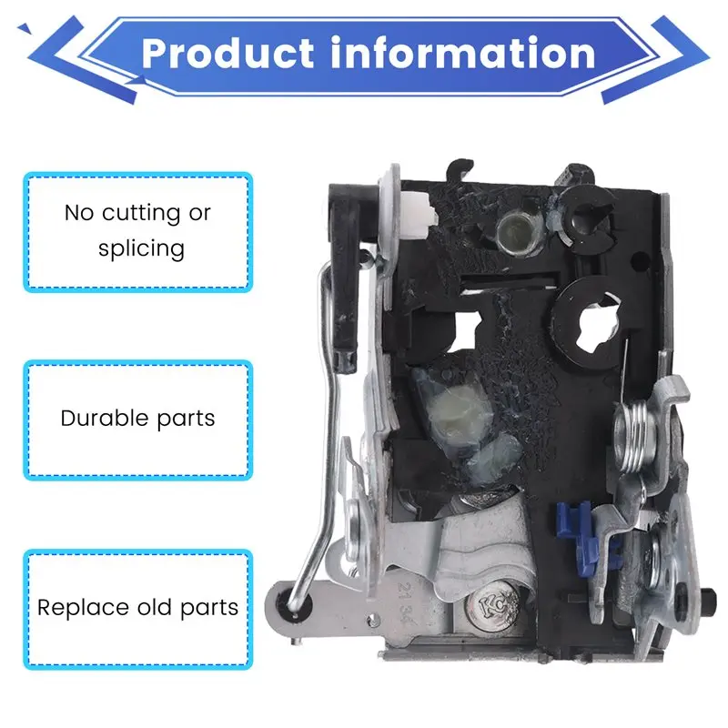 N26R-Front Left Door Latch Block Assembly For Land Rover Defender 90& 100 TD5 TDI 1987-2006-MWC1477 FQJ500250 FQJ103170