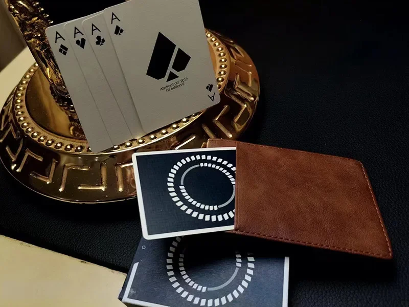 Switch Wallet Professional Magic Trick Instant Card to Wallet Transformation Close Up Illusion Gimmick for Magicians