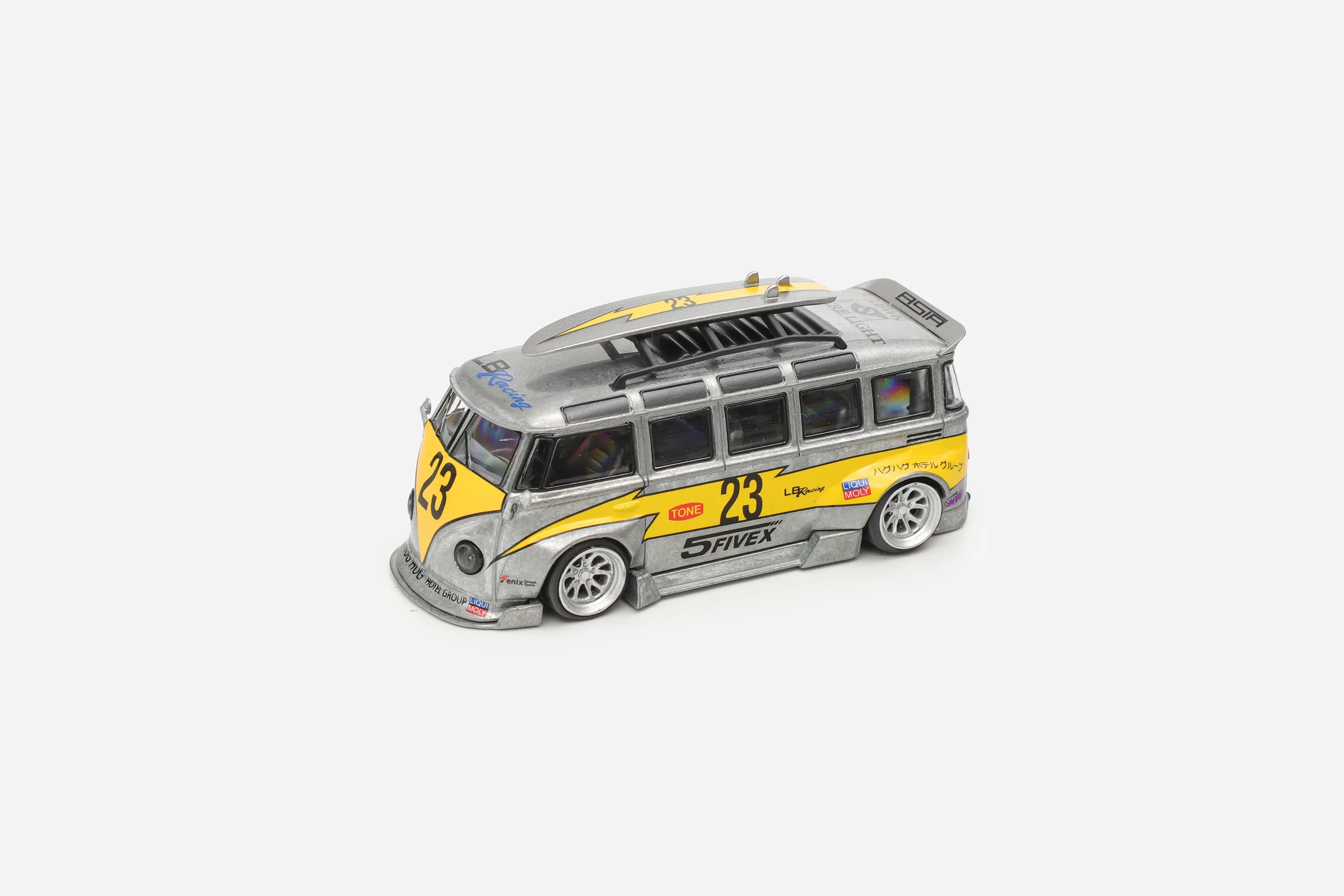 LMLF Model 1:64 T1 Kombi Raw Silver Flash Raw  Model Car