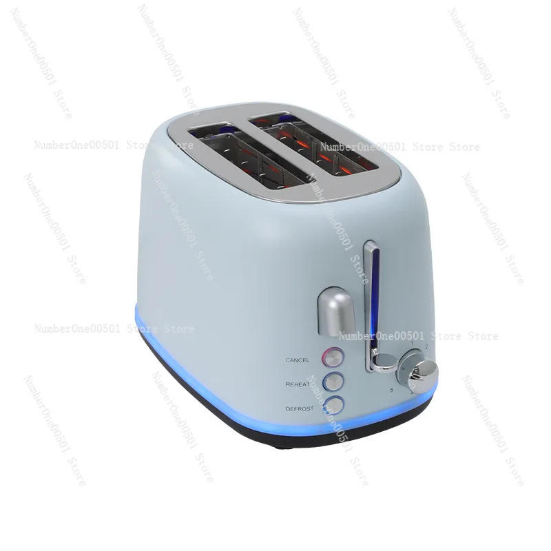 

Breakfast Toast Toaster Toaster, Household 2-piece Wide Groove Sandwich Maker Multifunctional Simple Toaster